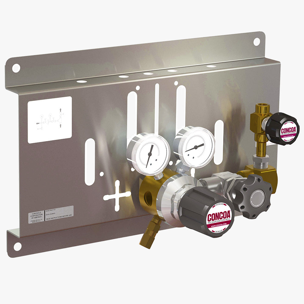 CONCOA P3 High Flow Central Gas Supply Panel | Gas Supply Panel | High Flow, 3000 PSIG Regulator Inlet