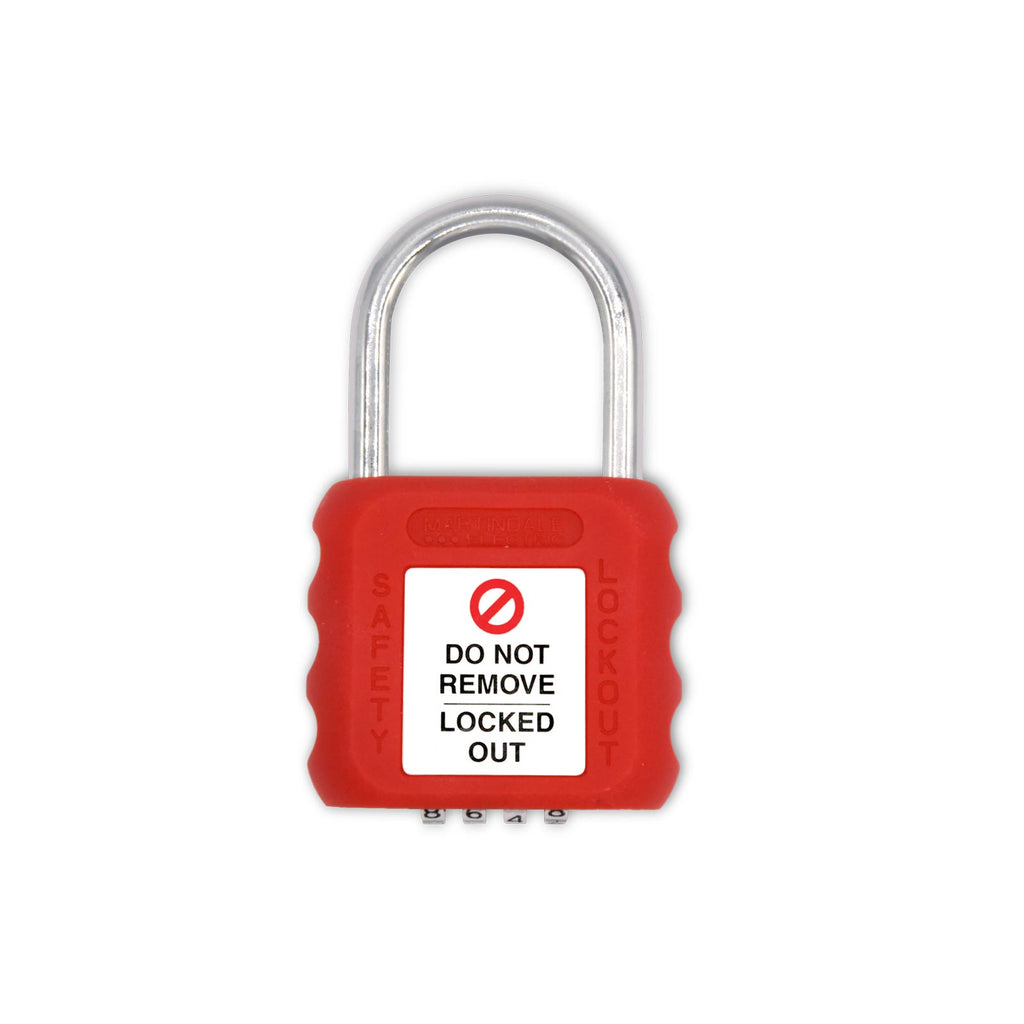 Martindale MARPAD15RD | PAD15 Combination Padlock | Red, 4-Digit - generaltechuae