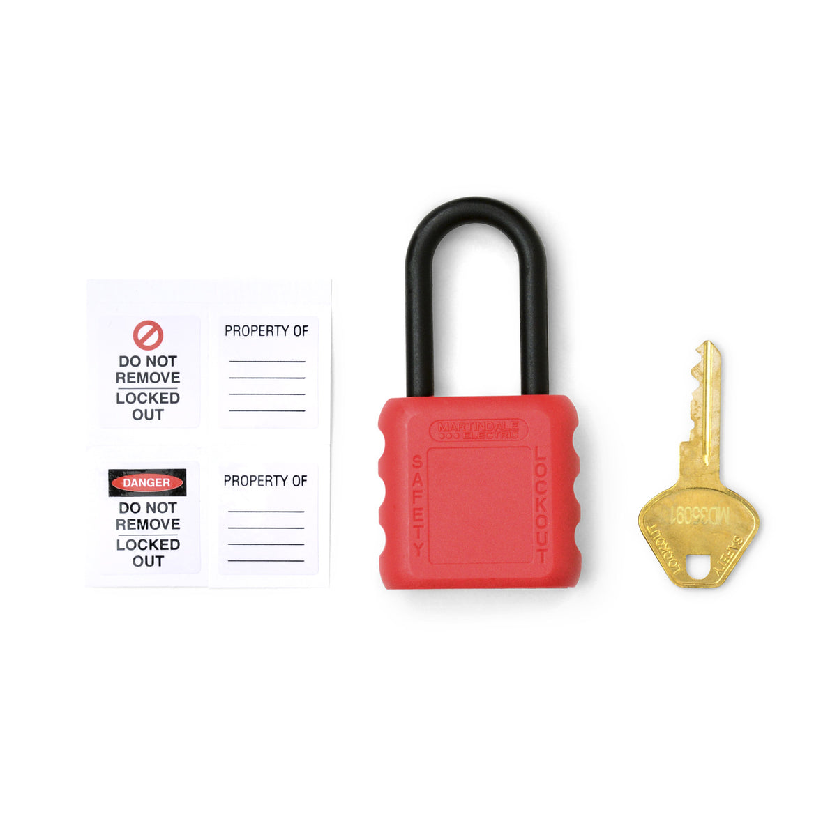 Martindale MARPAD21RD | PAD21 Insulated Padlock | Red, 6 mm Nylon Shackle - generaltechuae (6)