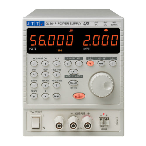 Aim-TTi QL564P(G) | Precision DC Power Supply with GPIB | 56V/2A or 25V/4A, USB/RS232/LAN/GPIB - generaltechuae