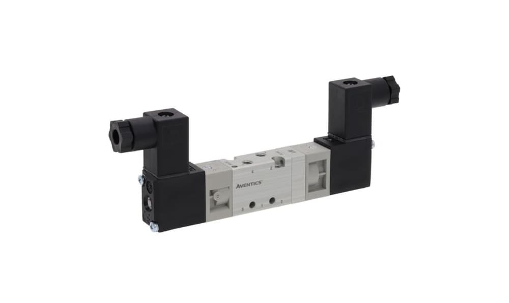 ASCO 519 00 006, 5/2 Pneumatic Solenoid Valve - Solenoid/Pilot Metric M5 519 Series 24V ac