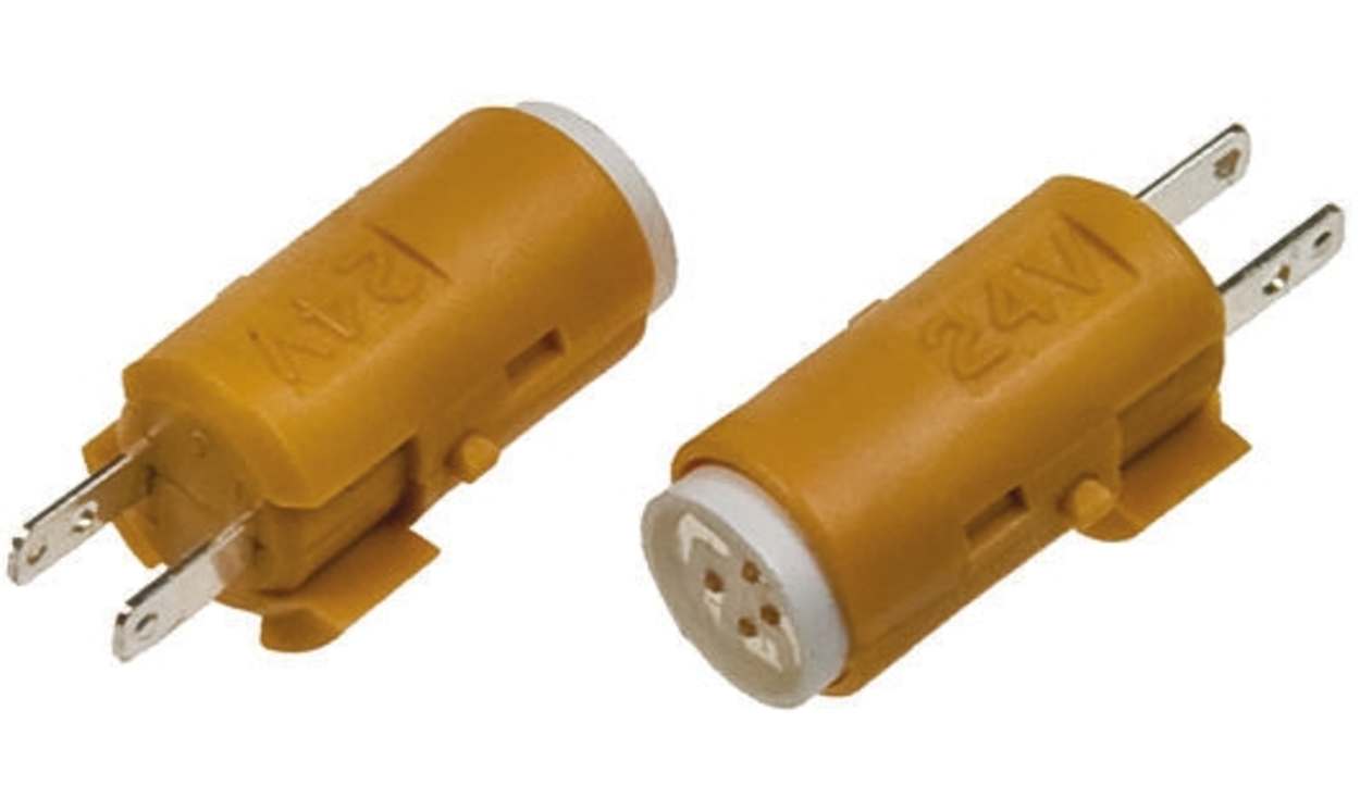 Omron A16-12DY, Yellow LED Indicator Lamp, 12V dc