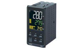 Omron E5EC-RX4ABM-000, E5EC Panel Mount PID Temperature Controller, 48 x 48mm 3 Input, 1 Output Relay, 100 → 240 V ac Supply Voltage - generaltechuae