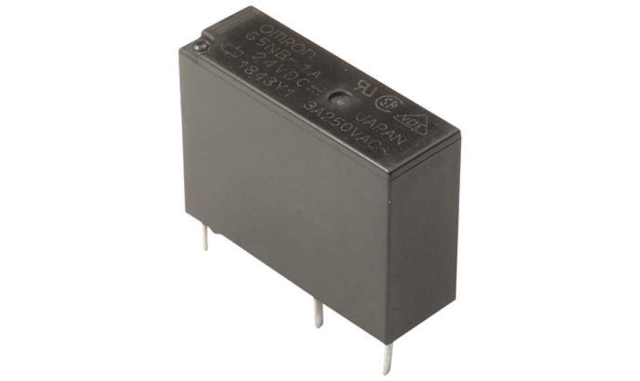Omron G5NB-1A4 DC24, PCB Mount Power Relay, 24V dc Coil, 3A Switching Current, SPST