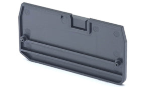 Omron XW5E-P4.0-1.1-1, XW5E Series End Cover for Use with XW5G-P4.0-1.1-1 Grounding Terminal Block, XW5T-P4.0-1.1-1 Feed Through