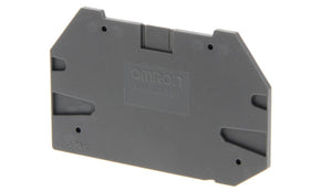 Omron XW5ES40221, XW5E End Cover for use with XW5G-S4.0-2.2-1 Grounding Terminal Block, XW5T-S4.0-2.2-1 Feed Through Terminal Block