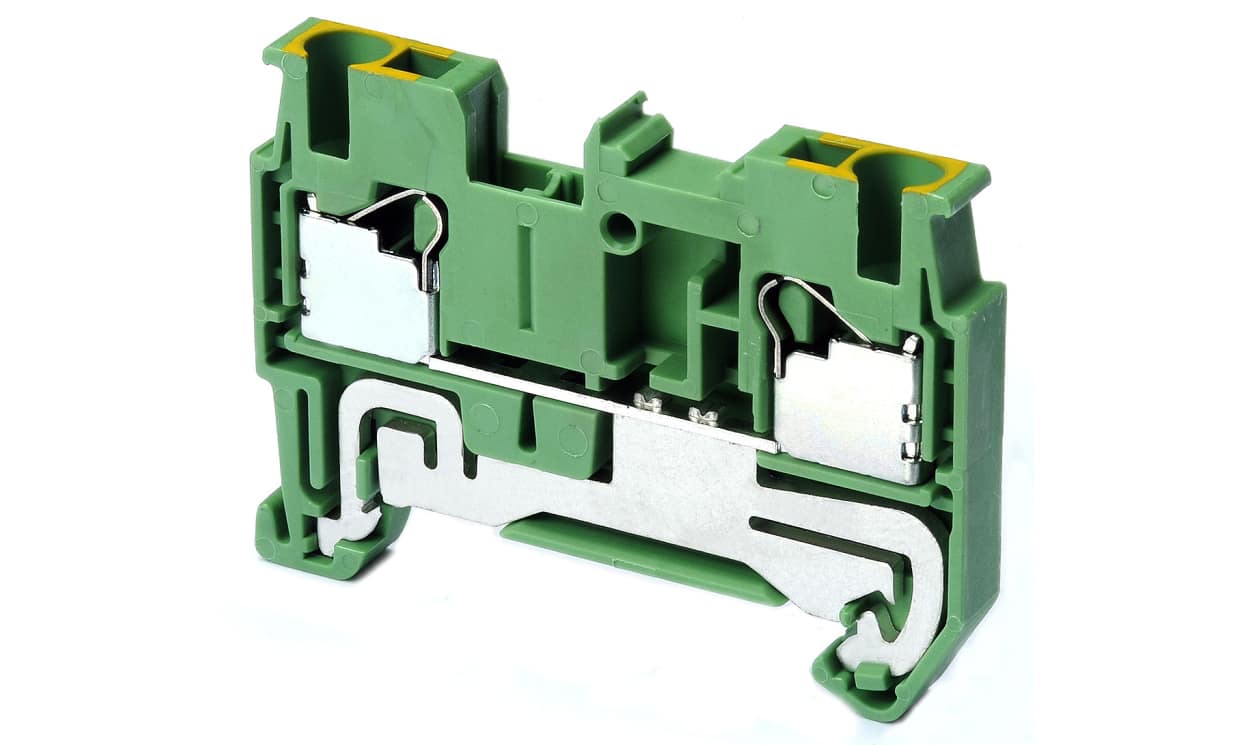 Omron XW5G-P2.5-1.1-1, XW5G Series Grey, 2.5mm², Single-Level, Push In Termination