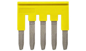 Omron XW5S-P2.5-5YL, XW5S Short Bar for use with XW5G-P2.5-5 Grounding Terminal Block, XW5T-P2.5-5 Feed Through Terminal Block