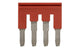 Omron XW5SP404RD, XW5S Short Bar for use with XW5G-P4.0-4 Grounding Terminal Block, XW5T-P4.0-4 Feed Through Terminal Block