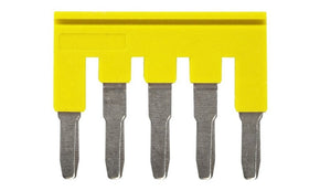 Omron XW5SP405YL, XW5S Short Bar for use with XW5G-P4.0-5 Grounding Terminal Block, XW5T-P4.0-5 Feed Through Terminal Block