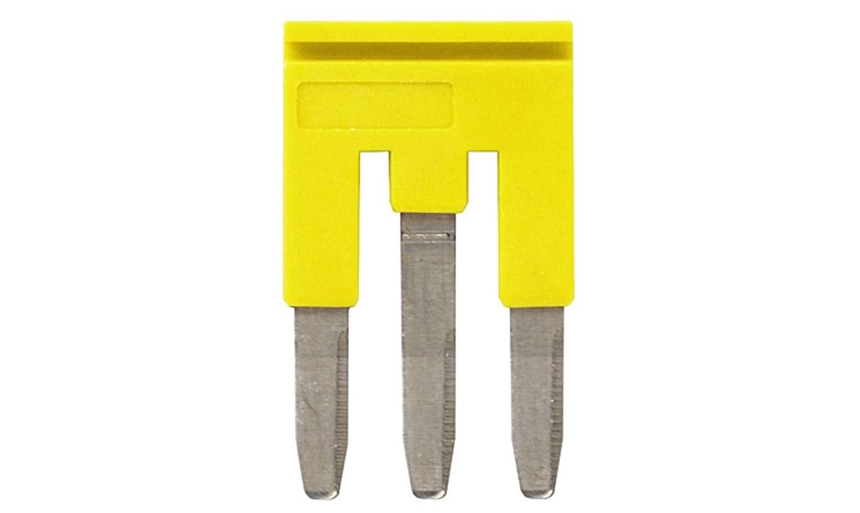 Omron XW5SS403, XW5S Short Bar for use with XW5T-S4.0-1.1-1 Feed Through Terminal Block, XW5T-S4.0-1.1-2 Feed Through Terminal Block,