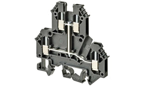 Omron XW5TS25112V, XW5T Series Black, 2.5mm², Double-Level, Screw Termination