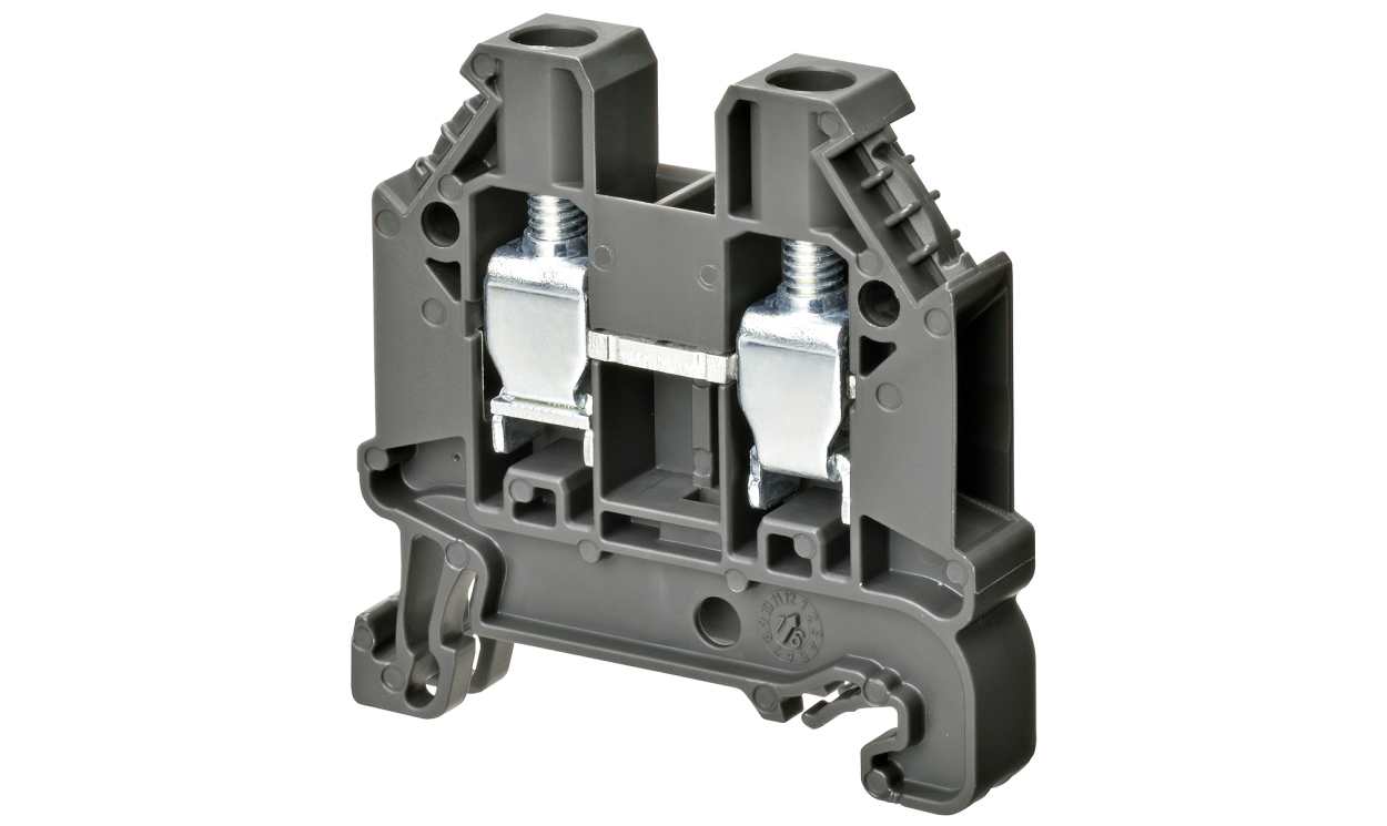 Omron XW5TS60111, XW5T Series Grey, 6mm², Single-Level, Screw Termination