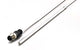 ifm TS2453, PT100 RTD Sensor, 6mm Dia, 200mm Long, Probe, +600°C Max
