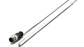 ifm TS2454, PT100 RTD Sensor, 6mm Dia, 250mm Long, Probe, +600°C Max