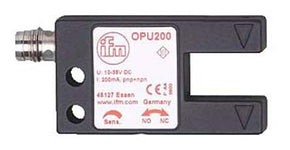 ifm OPU200, Through Beam Photoelectric Sensor, Fork Sensor, >0.3 mm Detection Range IO-LINK