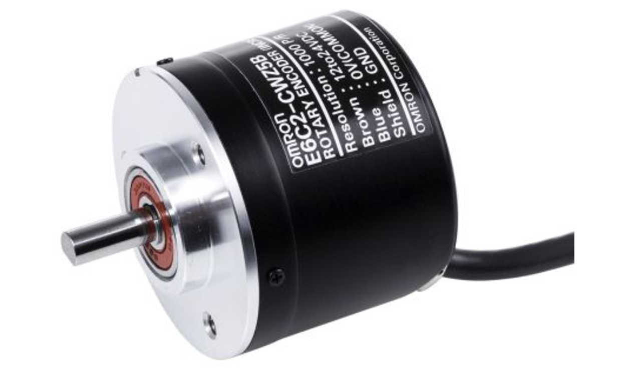 Omron E6C2-CWZ5B 2000P/R 2M, E6C2-C Series Incremental Incremental Encoder, 2000 ppr, PNP Open Collector Signal, Solid Type, 6mm Shaft - generaltechuae