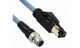 Omron XS5W-T421-JMC-K, XS5W, 10m Cat5e, Black M12 to Male RJ45 Male Shielded, Terminated PUR Sheath