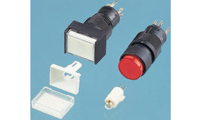 Omron A3CJ-500Y, Yellow Rectangular Push Button Lens