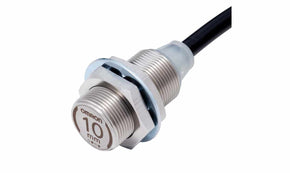 Omron E2EW-X10B1T18 2M, Inductive Threaded Barrel Proximity Sensor, M18, 10 mm Detection, PNP NO, 10 → 30 V dc