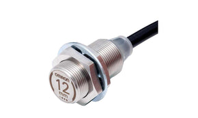 Omron E2EW-X12B3T18 2M, Inductive Threaded Barrel Proximity Sensor, M18, 12 mm Detection, PNP NO+NC, 10 → 30 V dc