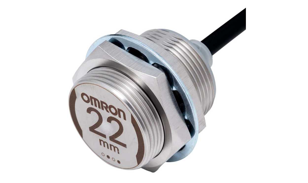 Omron E2EW-X22B3T30 2M, Inductive Threaded Barrel Proximity Sensor, M30, 22 mm Detection, PNP NO+NC, 10 → 30 V dc