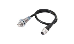 Omron E2EW-X2B112-M1TJ 0.3M, Inductive Threaded Barrel Proximity Sensor, M12, 2 mm Detection, PNP NO, 10 → 30 V dc