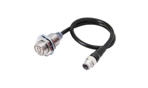 Omron E2EW-X12B1T18-M1TJ 0.3M, Inductive Threaded Barrel Proximity Sensor, M18, 12 mm Detection, PNP NO, 10 → 30 V dc
