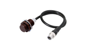 Omron E2EW-QX12B3T18-M1TJ 0.3M, Inductive Threaded Barrel Proximity Sensor, M18, 12 mm Detection, PNP NO+NC, 10 → 30 V dc