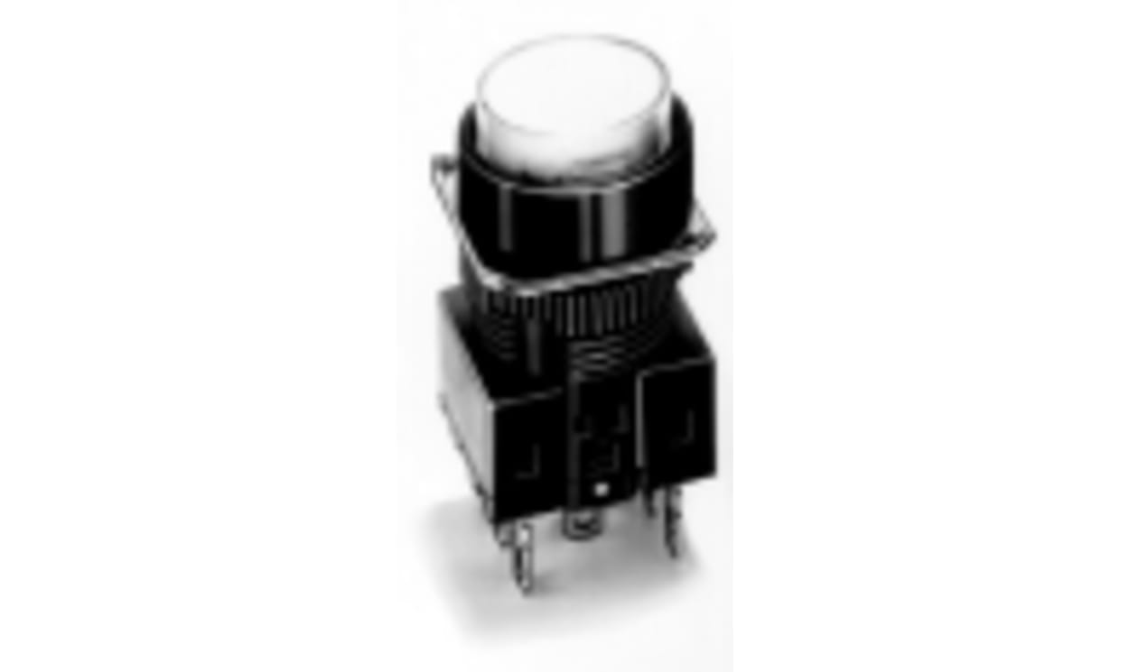 Omron A16L-TW, A16 Series Illuminated Push Button, 16mm Cutout