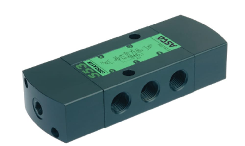 ASCO G551A118, 5/2 Bistable Spool Valve - Pneumatic G 1/4 551 Series