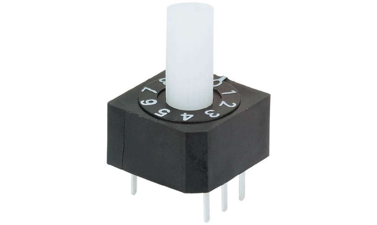 Omron A6A-16CS, 16 Way Through Hole DIP Switch, Rotary Shaft Actuator