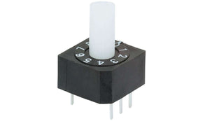 Omron A6A-16RS, 16 Way Through Hole DIP Switch 16P, Rotary Shaft Actuator