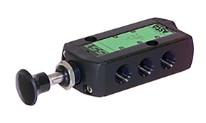 ASCO 55102086, Push Button 5/2 Pneumatic Manual Control Valve 551 Series, G 1/4, 1/4in, III B