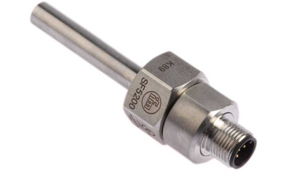 ifm SF5200, SF5 Series Modular Flow Monitoring Flow Sensor for Gas, Liquid, 200 (Gases) ccm/s, 3 (Liquids) ccm/s