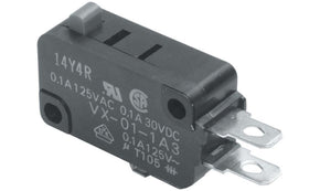 Omron VX-01-1C23, Pin Plunger Micro Switch, Tab Terminal, 100 mA @ 30 V dc, SPDT, IP40
