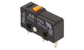 Omron SS-5-2D, Pin Plunger Micro Switch, Through Hole Terminal, 5 A @ 125 V ac, SPST, IP40