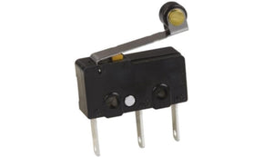 Omron SS-01GL2-FT, Roller Lever Micro Switch, Tab Terminal, 100 mA @ 30 V dc, SPDT, IP40