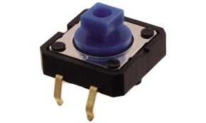 Omron B3F-5051, Blue Plunger Tactile Switch, SPST 50 mA @ 24 V dc 3mm Through Hole