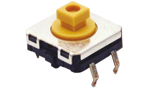 Omron B3W4050S, IP67 White Plunger Tactile Switch, SPST 50 mA @ 24 V dc 3mm