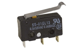 Omron SS-01GL13, Simulated Roller Lever Micro Switch, Solder Terminal, 100 mA @ 30 V dc, SPDT, IP40