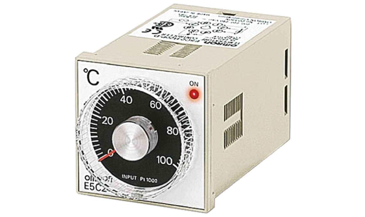 Omron E5C2-R20K 100-240VAC 0-800, E5C2 Panel Mount, Din-Rail Removable Socket On/Off Temperature Controller, 48 x 48mm Relay, 100 → 240 V ac Supply - generaltechuae