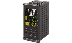 Omron E5EC-QR4D5M-009, E5EC Panel Mount PID Temperature Controller, 48 x 48mm, 2 Output SSR, Solid State Relay, Logic, Relay, 24 V ac/dc