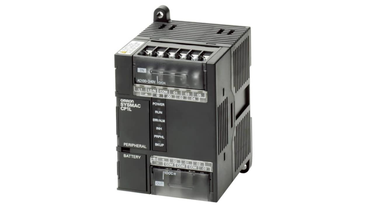 Omron CP1L-L10DT-D, CP1L Series PLC CPU for Use with SYSMAC CP1L Series, Transistor Output, 6-Input, DC Input - generaltechuae