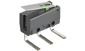 Omron D2FS-FL-N-A, Hinge Lever Micro Switch, Right Angle PCB Terminal, 100 mA @ 5 V dc, SPST, IP40