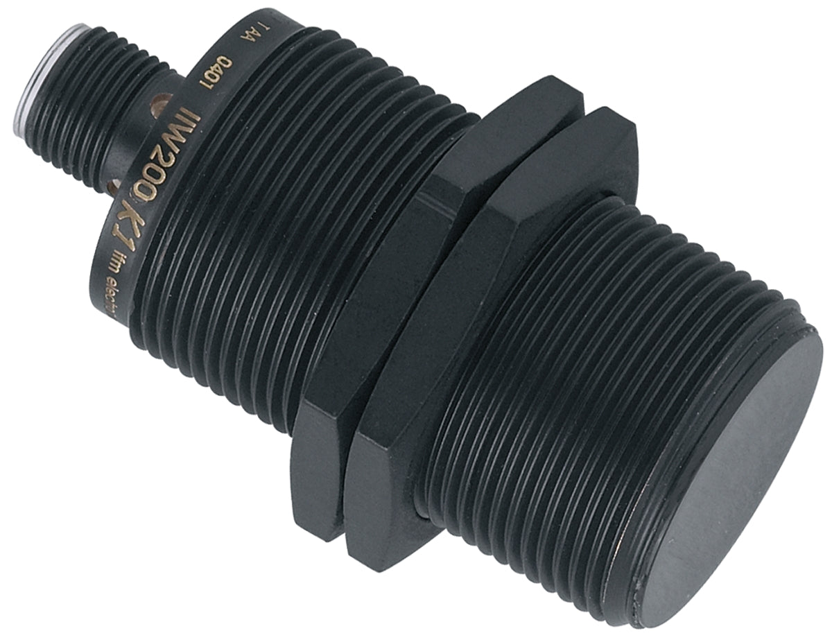 ifm IIW200, Inductive Threaded Barrel Proximity Sensor, M30, 10 mm Detection, PNP NO, 10 → 30 V dc