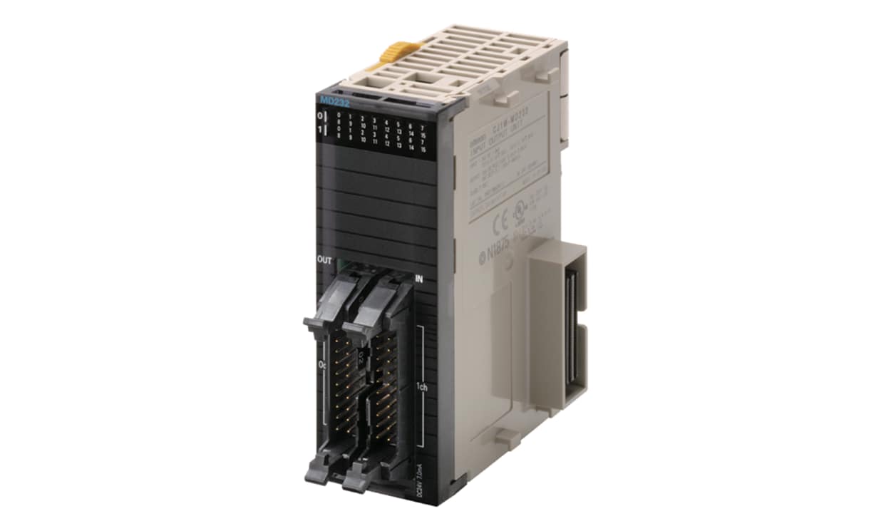 Omron CJ1W-MD232, IB IL 24 DI 16-XC-PAC Series PLC I/O Module for Use with CJ/NJ Controllers, Voltage, Transistor - generaltechuae