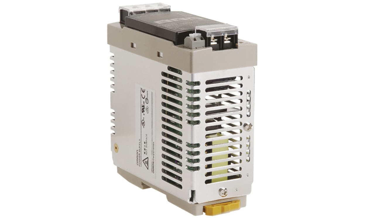 Omron S8VS-09024A, S8VS Switched Mode DIN Rail Power Supply, 85 → 264V ac ac Input, 24V dc dc Output, 3.75A Output, 90W
