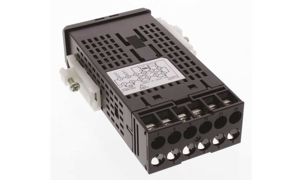 Omron E5GC-RX2A6M-000, E5GC Panel Mount PID Temperature Controller, 48 x 24mm 1/2 Input, 1 Output Relay, 100 → 240 V ac Supply Voltage