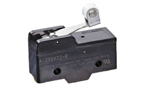 Omron A-20GV22-B, A-20 Series Roller Lever Limit Switch, NO/NC, IP00, SPDT, 500V ac Max, 20A Max